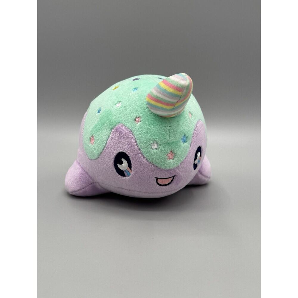Aurora Tasty Peach Pastel Lollipop Nomwhal Plush 7 Inch Stuffed Animal
